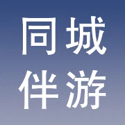 一张写着「同城伴游」的模板图，被站内八个不同城市的群用作封面